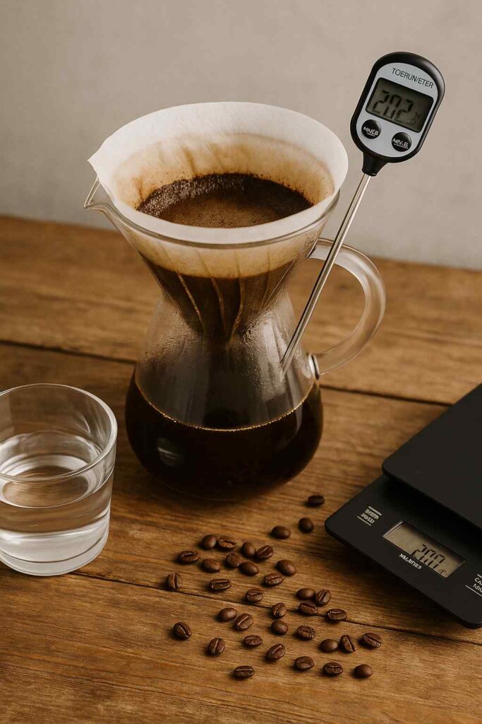 Kahve Yapımında Su oranı ve sıcaklık dengesi
