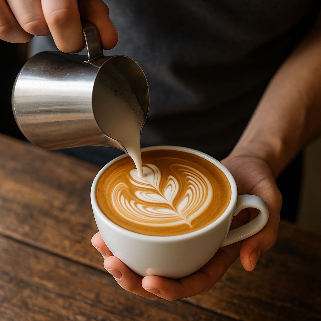 Kahvede Latte Art (süsleme teknikleri)